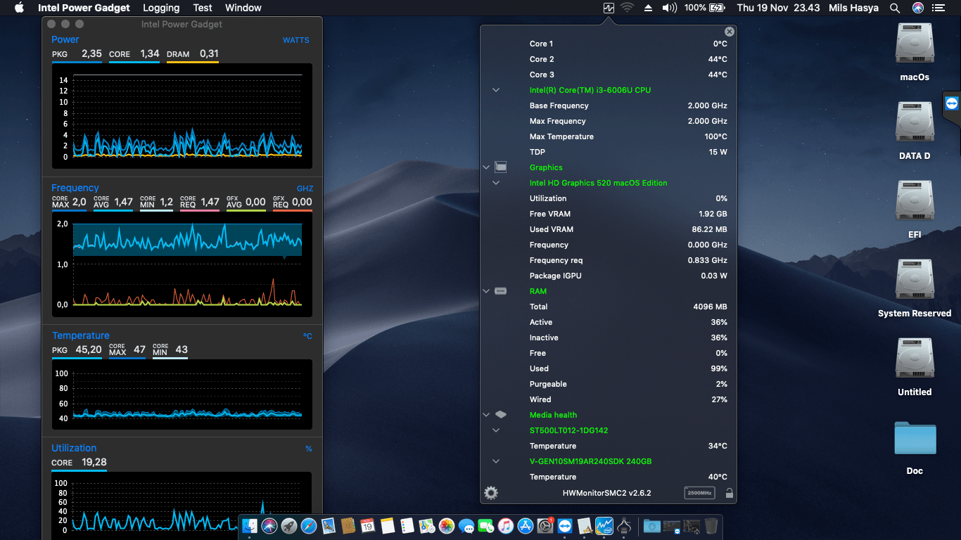 Asus X441UA WX095T [SkyLake   Intel HD 520 + I2C]   OpenCore 3